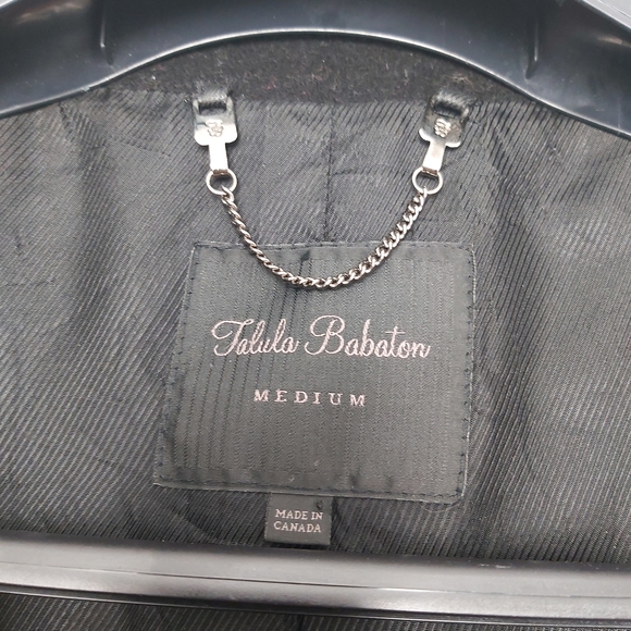 Talulah Babaton Black Wool Coat - Picture 4 of 4